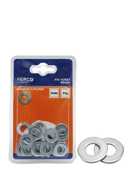 ARANDELA PLANA 10mm (3/8") (APROX. 60 grs). FERCO