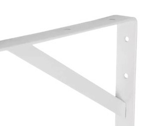 PIE DE AMIGO METALICO  6" X 10" BLANCO. DYLLU