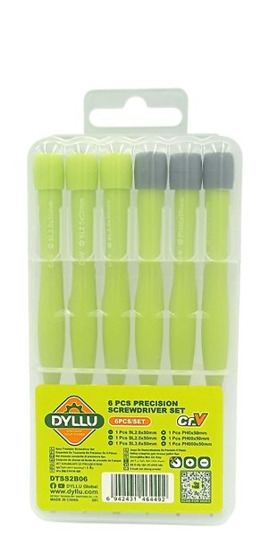 JUEGO DE DESTORNILLADORES PRECISION (6 PZS). DYLLU