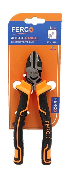 ALICATE CORTE DIAGONAL 7" ( APROX 200 mm) CR-V. FERCO