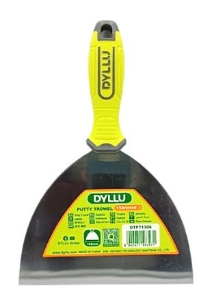 ESPATULA MANGO ERGONOMICO 6" ( 150 mm ). DYLLU