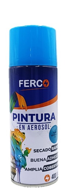 PINTURA SPRAY AZUL CELESTE 400ml. FERCO