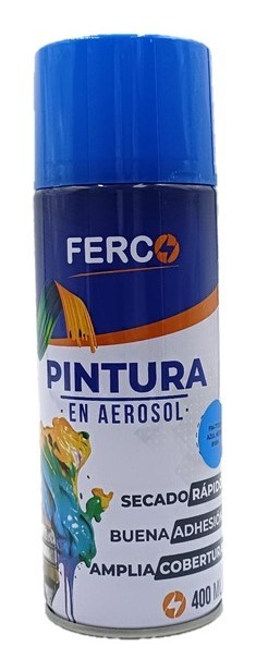 PINTURA SPRAY AZUL NEON 400ml. FERCO