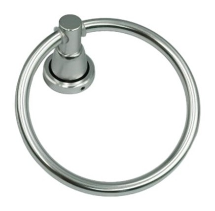 ACCESORIO PARA BAÑO (ARO P/TOALLA) 15 Cm, METALICO CROMADO. AQUAPLUS